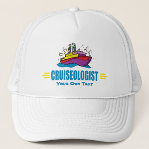 Cruise Ship Vacation Travel Agency Agent Cruising Trucker Hat