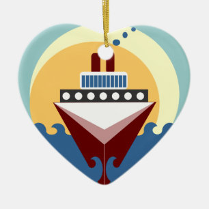 Cruise Ship Wedding Personalised Ornament Favour