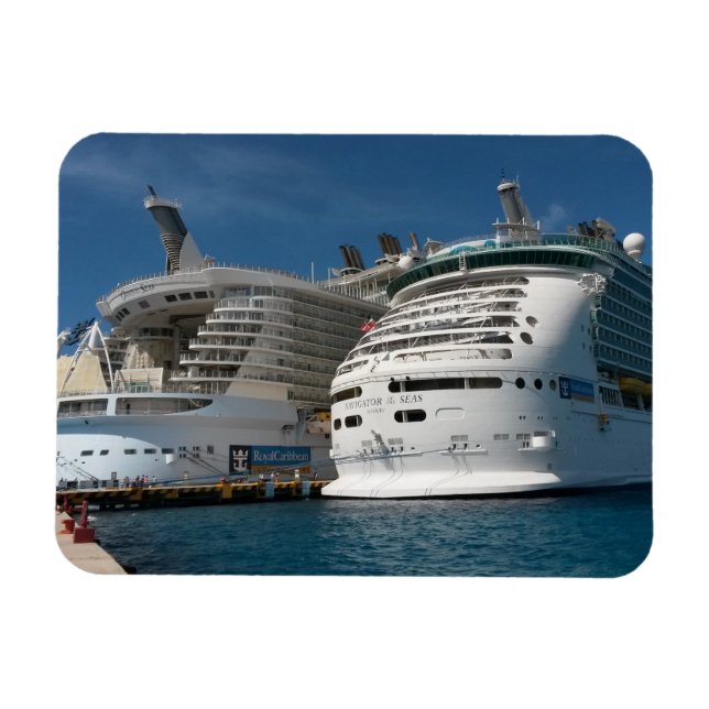 Cruise Ships in the Caribbean Magnet (Horizontal)