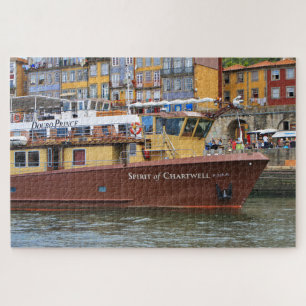 Cruise ships on the Douro, Porto, Portugal Jigsaw Puzzle
