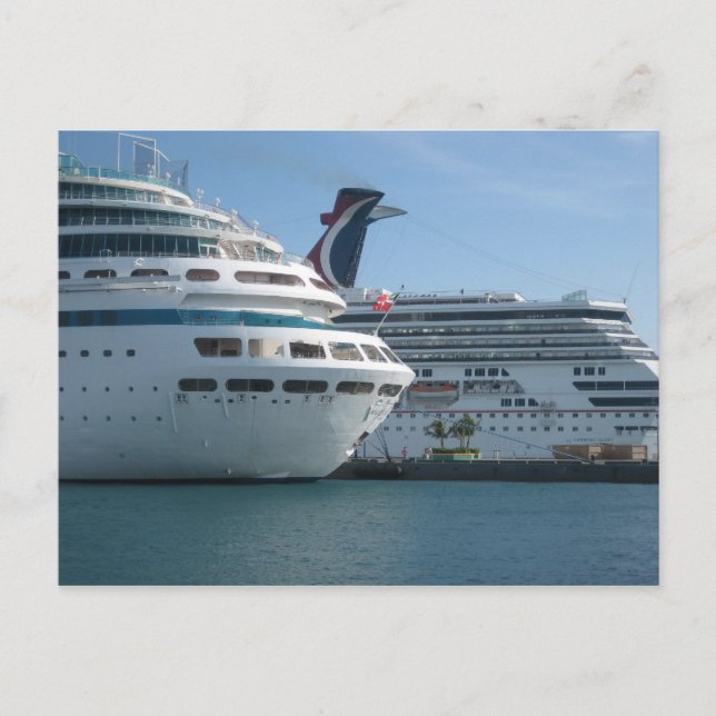 Cruise ships postcard (Front)
