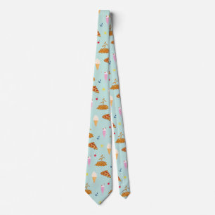 Cruise Snacks Pattern Tie