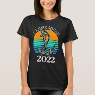 Cruise Squad 2022 Cowhide Leopard Anchor Cruising  T-Shirt
