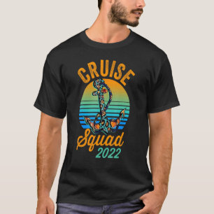 Cruise Squad 2022 Cowhide Leopard Anchor Cruising  T-Shirt