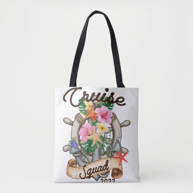 Cruise Squad 2022 Family Cruise Trip Vacation Tote Bag (Front)