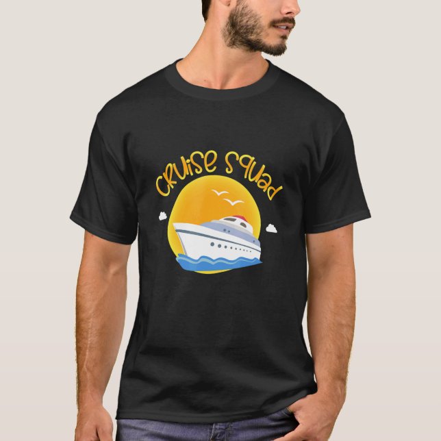 Cruise Squad 2022 Matching Family Group Boat Trip  T-Shirt (Front)