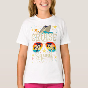 Cruise Squad 2023 Cruising Vacation Girl T-Shirt