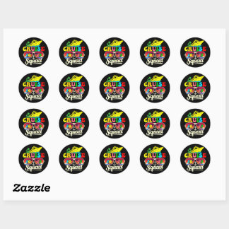Cruise Squad 2023 Family Cruise Vacation Family  Classic Round Sticker