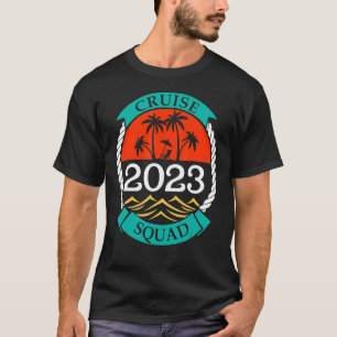 Cruise Squad 2023 Family Matching Beach Men Women T-Shirt