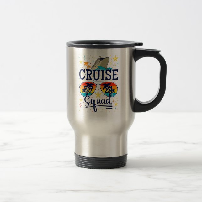 Cruise Squad 2024 Cruising Vacation Travel Mug (Right)