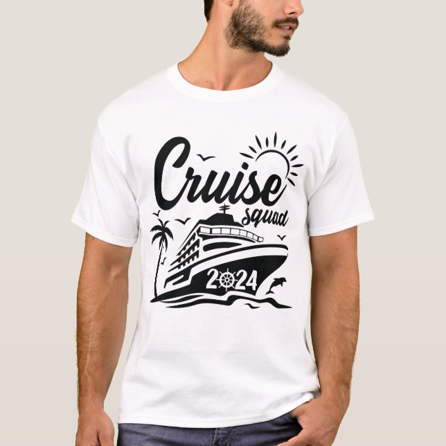Cruise Squad 2024 Family Trip Matching T-Shirt (Front)
