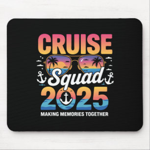 Cruise Squad 2025 Family Cruise Matching Summer Va Mouse Pad