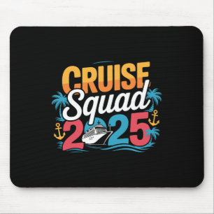 Cruise Squad 2025 Family Cruise Matching Summer Va Mouse Pad