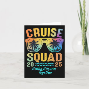 Cruise Squad 2025 Family Cruise Vacation Trip Grou Card