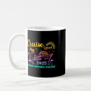 Cruise Squad 2025 Family Friends Vacation Matching Coffee Mug
