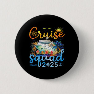 Cruise Squad 2025 Family Group Matching Cruising V 6 Cm Round Badge