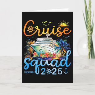 Cruise Squad 2025 Family Group Matching Cruising V Card