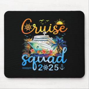 Cruise Squad 2025 Family Group Matching Cruising V Mouse Pad