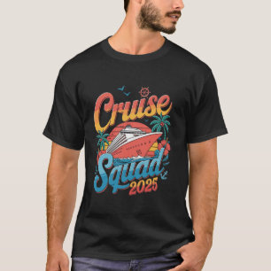 Cruise Squad 2025 Family Group Matching Cruising V T-Shirt