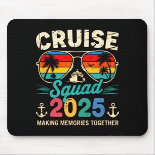 Cruise squad 2025 family group matching summer mouse pad