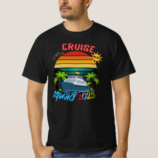 Cruise Squad 2025 Family Group Matching Summer  T-Shirt