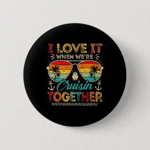 Cruise Squad 2025 Family Group Matching Summer Vac 6 Cm Round Badge