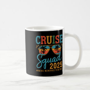 Cruise Squad 2025 Family Group Matching Summer Vac Coffee Mug