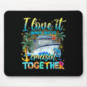 Cruise Squad 2025 Family Group Matching Summer Vac Mouse Pad