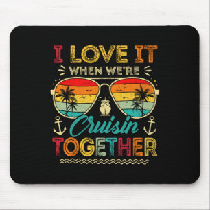 Cruise Squad 2025 Family Group Matching Summer Vac Mouse Pad