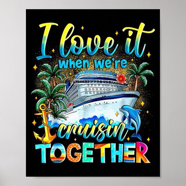 Cruise Squad 2025 Family Group Matching Summer Vac Poster (Front)