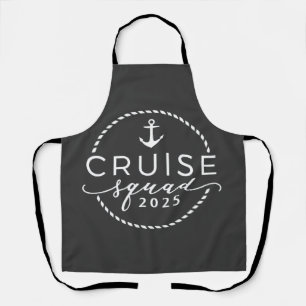 Cruise Squad 2025 Family Matching Outfit Summer Apron