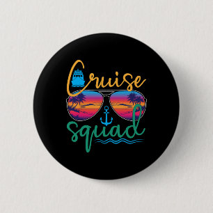 Cruise Squad 2025 Family Vacation Beach Matching G 6 Cm Round Badge