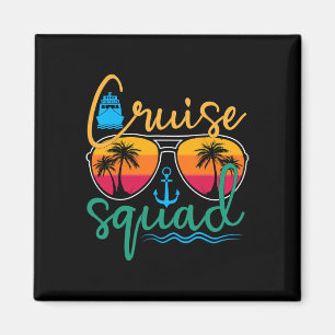 Cruise Squad 2025 Family Vacation Beach Matching G Magnet