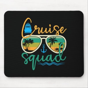 Cruise Squad 2025 Family Vacation Beach Matching G Mouse Pad