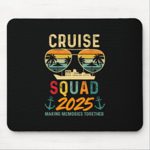 Cruise Squad 2025 Family Vacation Matching Group S Mouse Pad