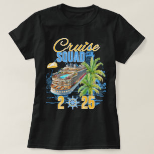 Cruise Squad 2025 Family Vacation T-Shirt