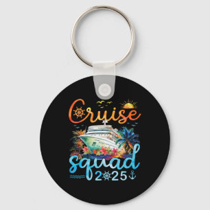 Cruise Squad 2025 Family Vacation Trip Group Match Key Ring