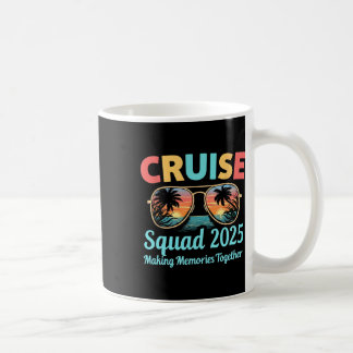 Cruise Squad 2025 Family Vacation Trip Summer Memo Coffee Mug