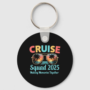 Cruise Squad 2025 Family Vacation Trip Summer Memo Key Ring