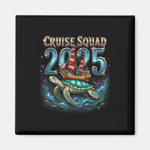 Cruise Squad 2025 Matching Family Turtle Cruise Sq Magnet