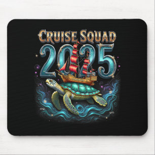 Cruise Squad 2025 Matching Family Turtle Cruise Sq Mouse Pad