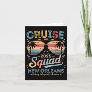 Cruise Squad 2025 New Orleans Family Group Matchin Card