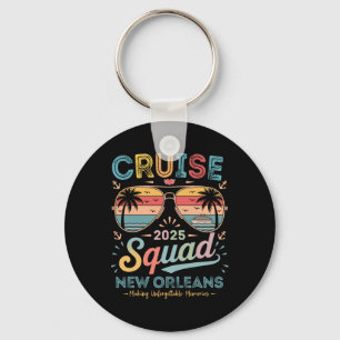 Cruise Squad 2025 New Orleans Family Group Matchin Key Ring