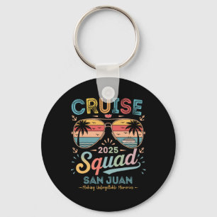 Cruise Squad 2025 San Juan Family Group Matching S Key Ring