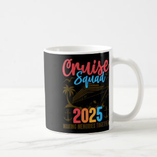 Cruise Squad 2025 Summer Vacation Family Group Mat Coffee Mug