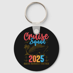 Cruise Squad 2025 Summer Vacation Family Group Mat Key Ring