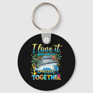 Cruise Squad 2025 Summer Vacation Gift Matching Fa Key Ring