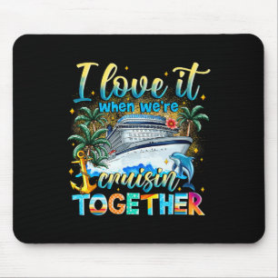 Cruise Squad 2025 Summer Vacation Gift Matching Fa Mouse Pad