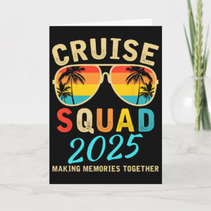 Cruise Squad 2025 Summer Vacation Matching Family Card