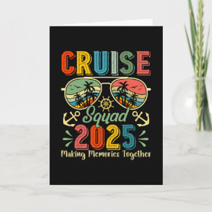 Cruise Squad 2025 Summer Vacation Matching Family Card